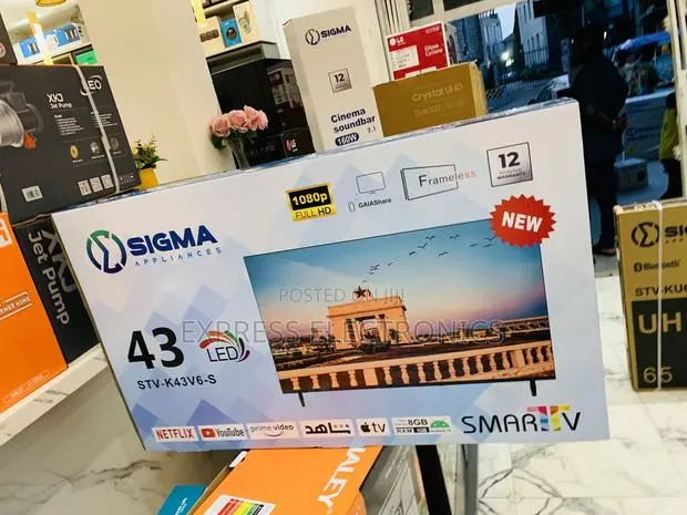 Nest Buy for Less Sigma FHD Smart Satellite 43” Sig-K43v6-S · Photo 1