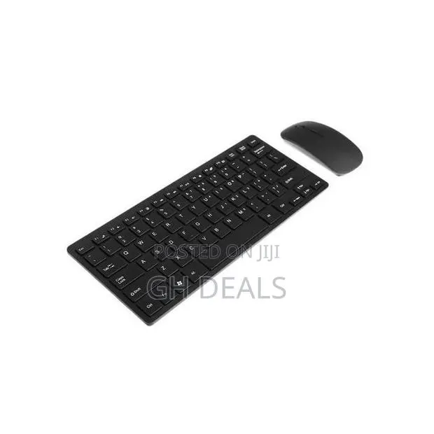 Wireless Keyboard With Mouse Combo - Black · Photo 1