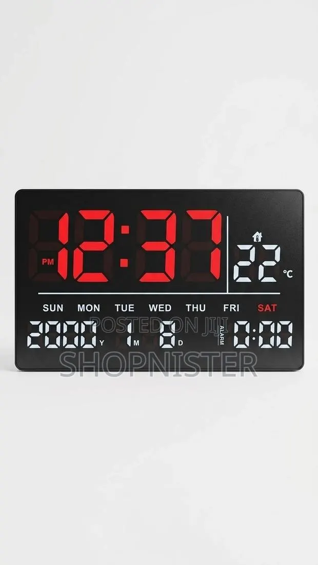Modern Large Led Digital Wall Clock · Photo 1