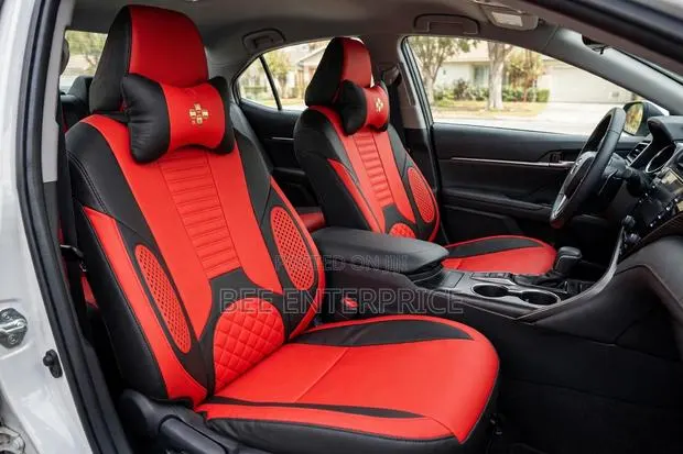 Complete Leather Car Seat Covers - 2 Design S-Full Set · Photo 1