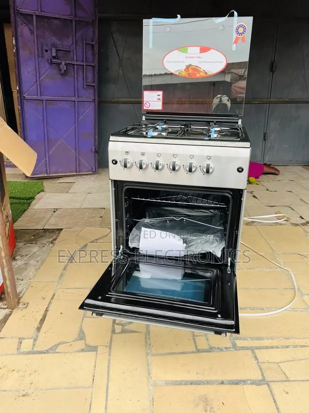 4b 60/60 Gas Cooker Oven Ferre New Line Sliver · Photo 1