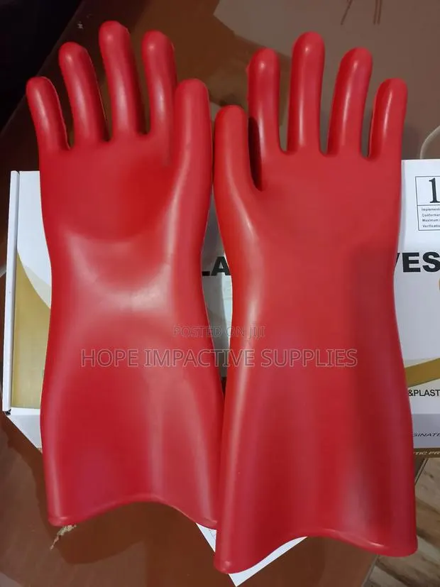Electric Gloves<> 12KV. · Photo 1