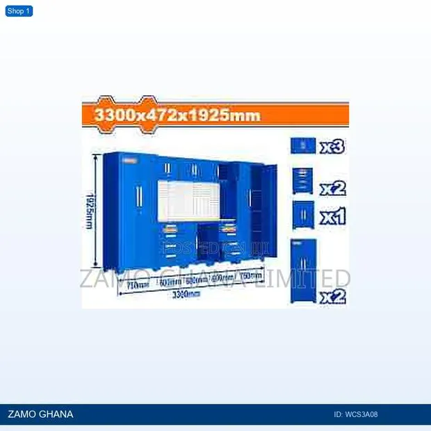 Heavyduty Modular Garage - Wcs3a08 · Photo 1