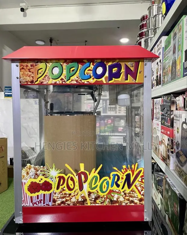 Commercial Foreign Popcorn Machine With Warmer · Photo 1