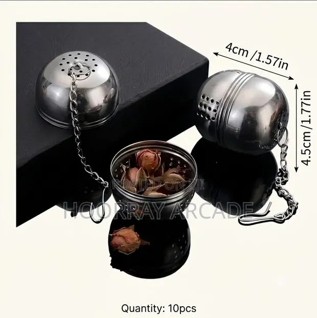 10pcs Set, Tea Strainer, Spice Infuser, Flavor Ball Filter · Photo 1