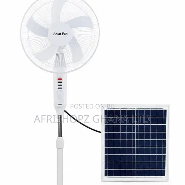 Solar Fan and Rechargeable Fan · Photo 1