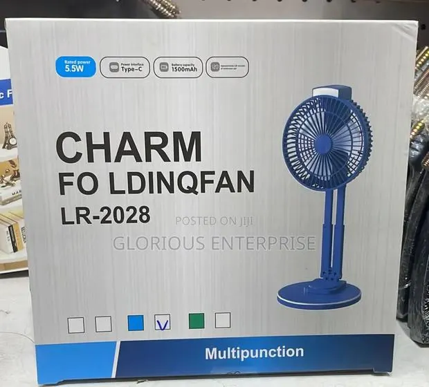 Adjustable Rechargeable Fan · Photo 1