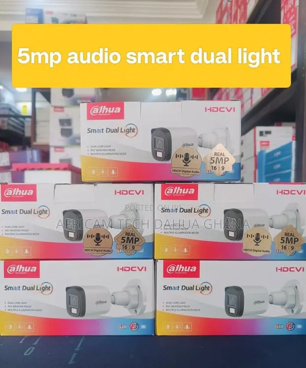 Dahua 5MP Smart Dual Light Bullet Camera Audio · Photo 1