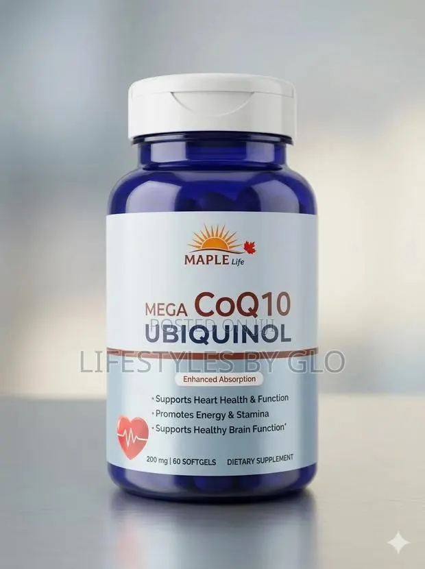 Maple Life Mega CoQ10 Ubiquinol (200 Mg, 60 Softgels) · Photo 1