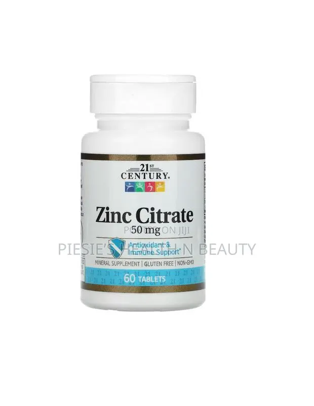 21st Century Healthcare Zinc Citrate Tablets 50mg, 60 Count · Photo 1