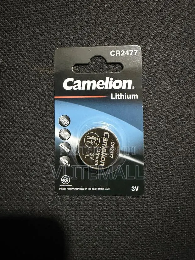 Camelion CR2477 3V Lithium Coin Cell Battery · Photo 1
