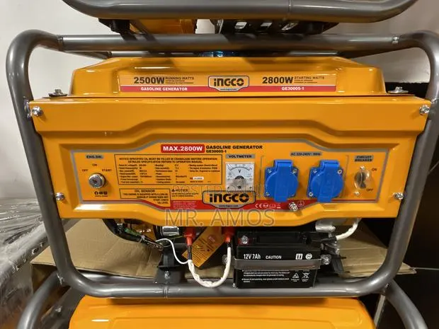 2.8kva Gasoline Generator With Electric + Recoil Start - Ge30005-1 · Photo 1