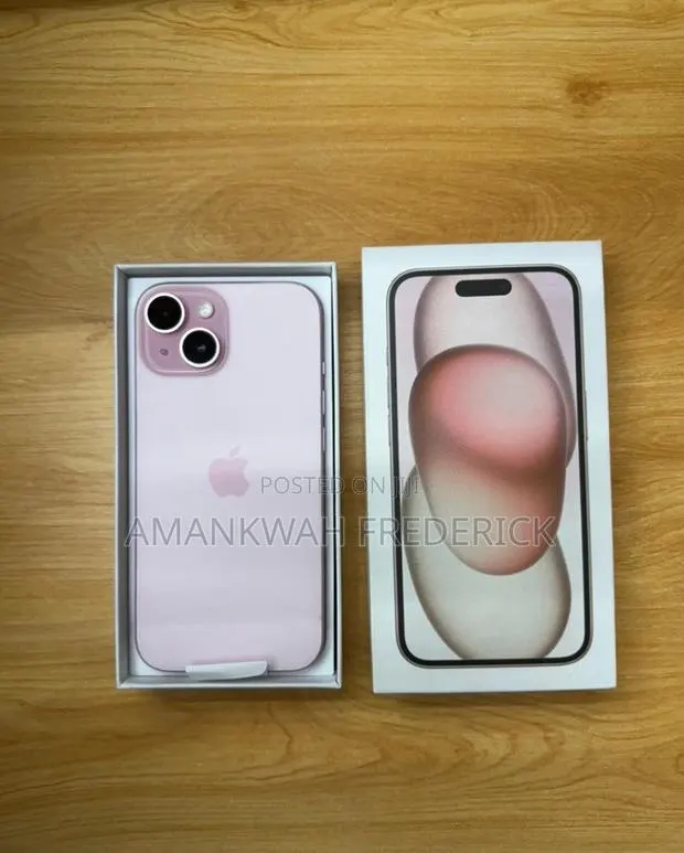 New Apple iPhone 15 128 GB Pink · Photo 1