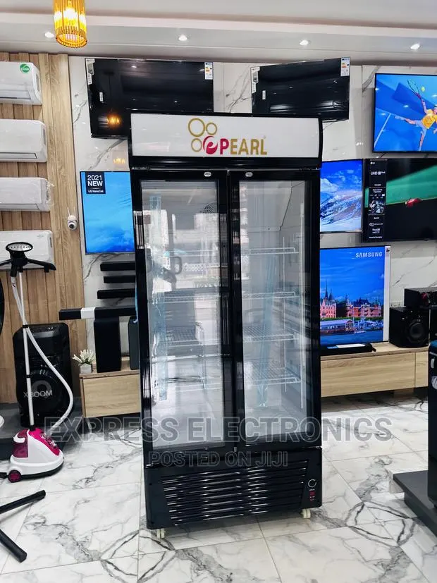 Auto Defrosting Display Fridge Pearl PVC 622-2b White · Photo 1