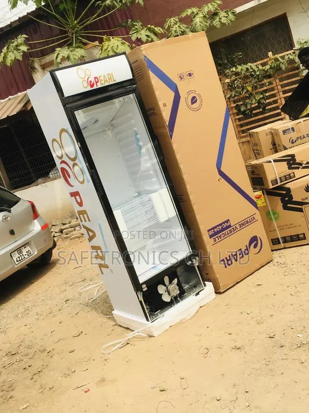 Available Pearl Glass Display PVC-424-2b Singledoor Fridge · Photo 1
