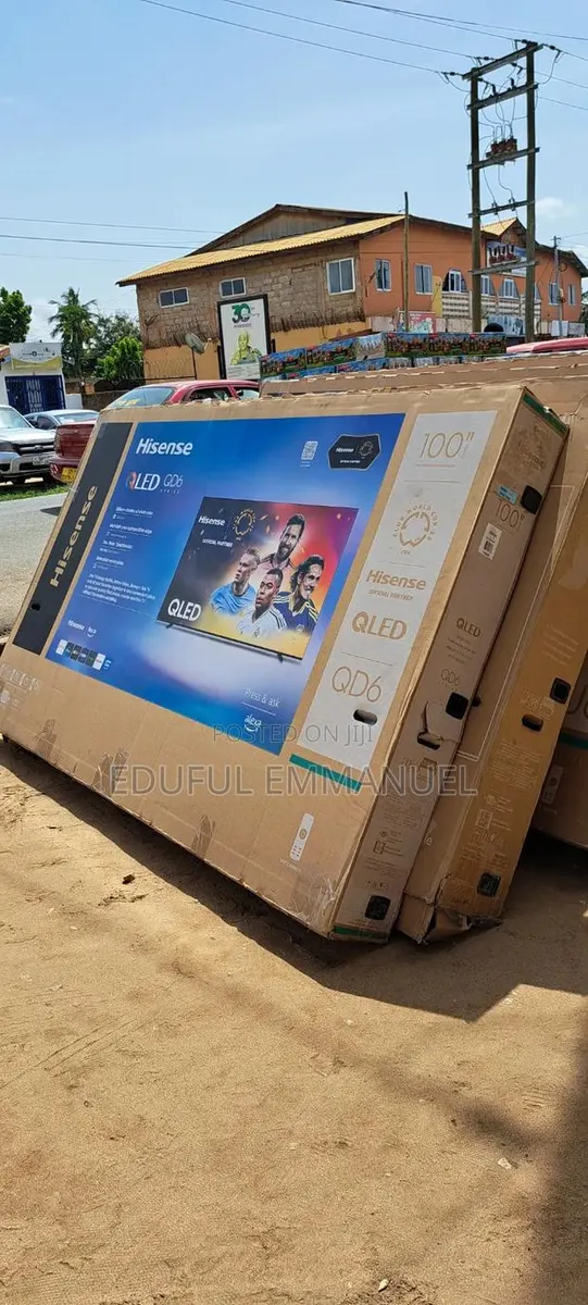Hisense 100" Class Qled Uhd Smart HDR 144hz From America Youtube · Photo 1
