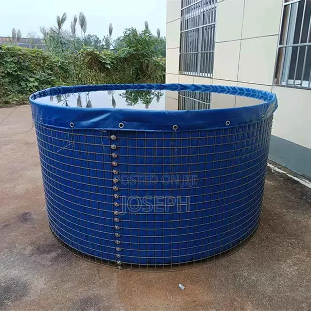 Round Secure Tarpaulin Fish Tank · Photo 1