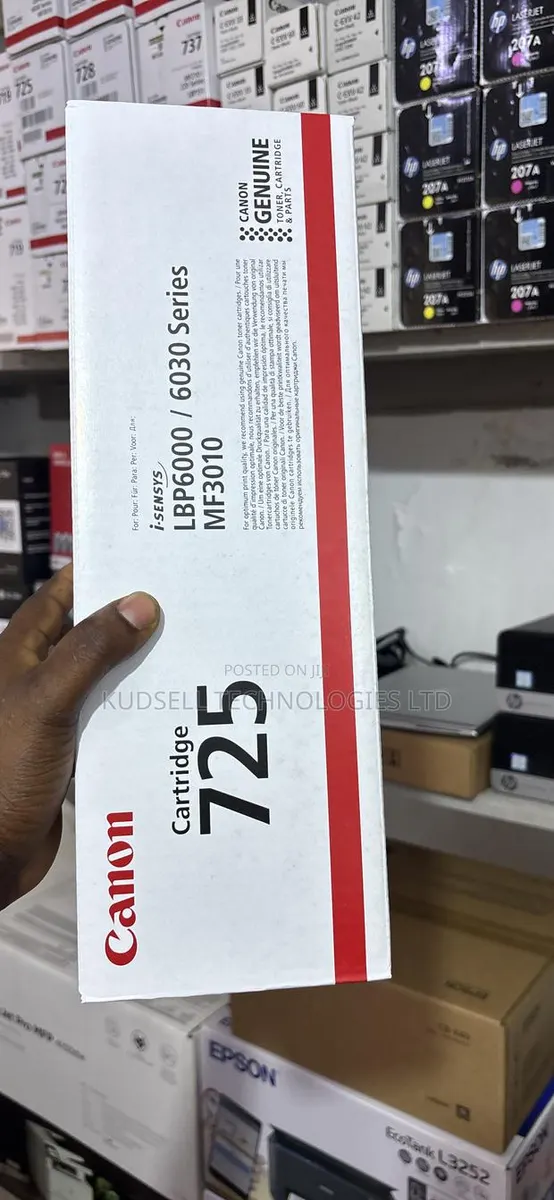 Canon CRG-725 Original Black Toner Cartridge · Photo 1