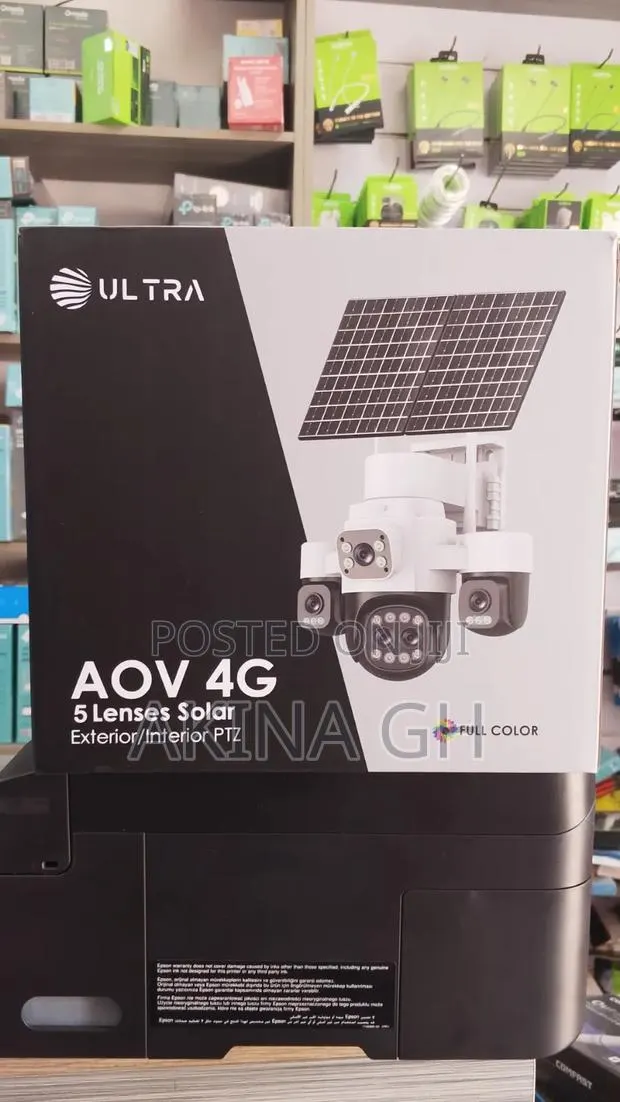 Ultra AOV 4G 5lenses Solar Exterior/Interior PTZ · Photo 1