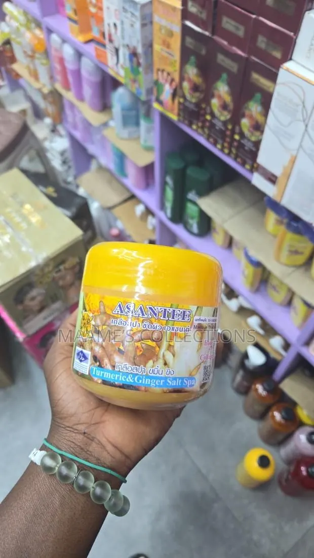 Asantee Turmeric Ginger Salt Spa Face Body Scrub · Photo 1