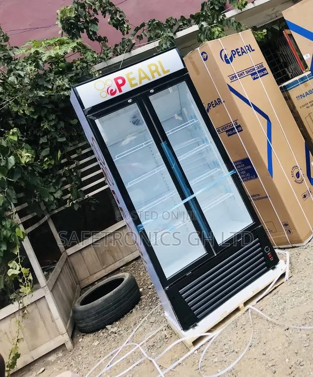 Adorable Pearl Glass Display PVC-622 Doubledoor Fridge · Photo 1