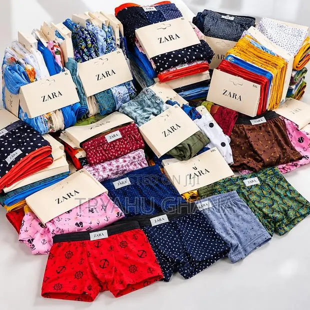 Men's Boxer Shorts Multipack Available at TRYAHU Ghana · Photo 1