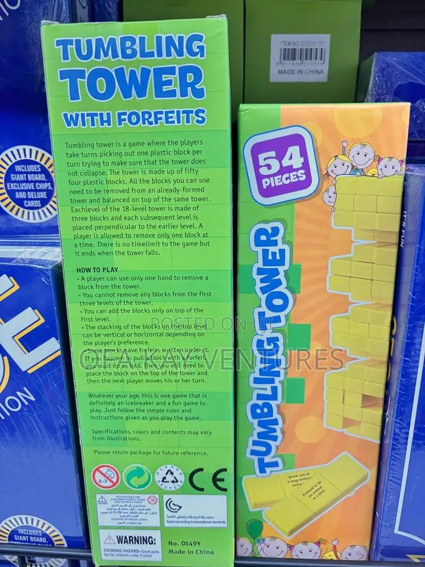 54pcs Tumbling Tower Jenga Toy · Photo 2