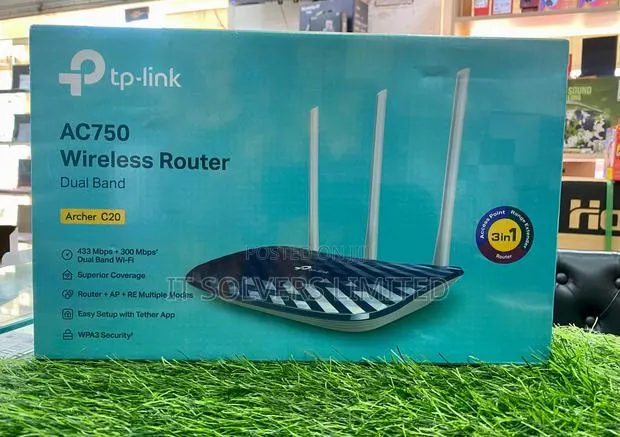 Tp-Link Ac750 Dual Band Wireless Cable Router · Photo 1