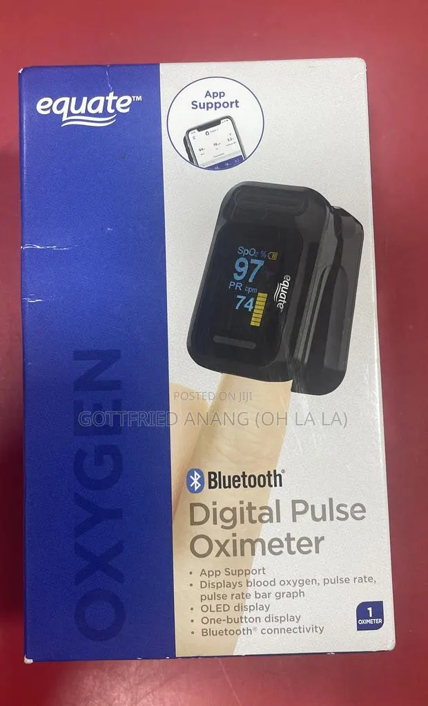 Equate Digital Pulse Oximeter With Bluetooth Wireless Technology, · Photo 1