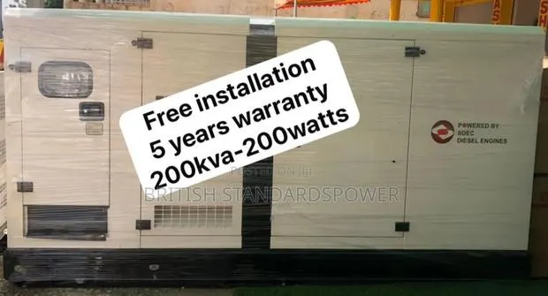 Adjustable Power 200kva Silent Diesel Generator · Photo 1
