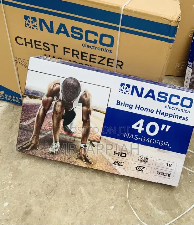 Order Affordable Nasco 40” Full Hd Digital Satellite TV(Black). · Photo 1