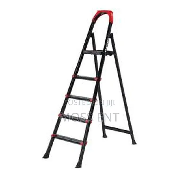 Anka 6+1 Steps Ladder Steel Mary Brand Black - Anka-6-1 · Photo 1
