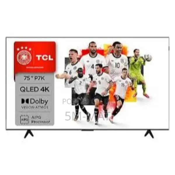 Qled TCL 75p7k Uhd Aipq Processor Smart TV DVB-T2 Dolby Atmos Black · Photo 1