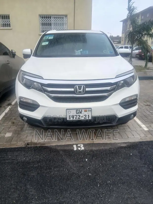 Honda Pilot EX 4dr SUV 4WD (3.5L 6cyl 5A) 2017 White · Photo 1