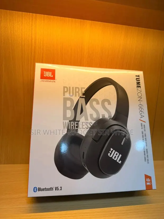 JBL Tunezon 666A Wireless on Ear Headset Featuring JBL Pure Bass Sound · Photo 1