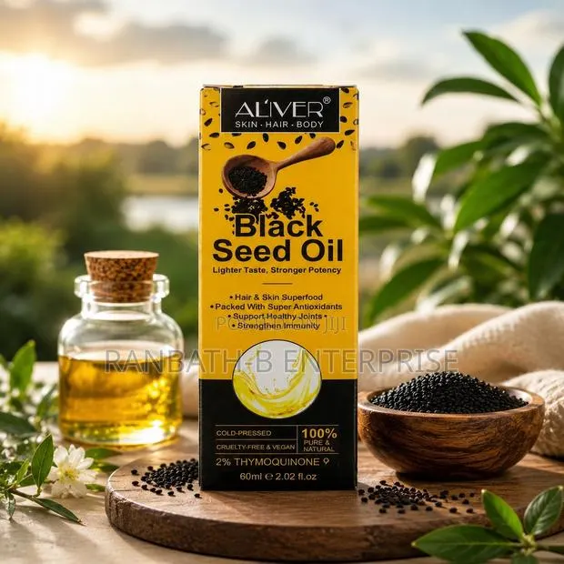 Original ALIVER Hair, Skin Body Black Seed Oil · Photo 1
