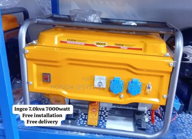 Energy Simplified Ingco Petrol Generator 7kva 7000watt · Photo 1