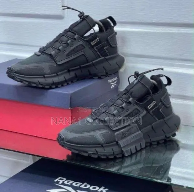 Reebok Zig Kinetica Edge Black/Green Sneakers · Photo 1