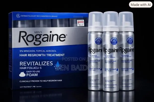 Rogaine Minoxidil (For Men's Hair Growth · Photo 1