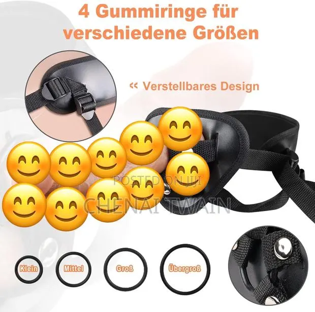 Strap on Realistic Dildo With Harness and Bullet Vibrator · Photo 1