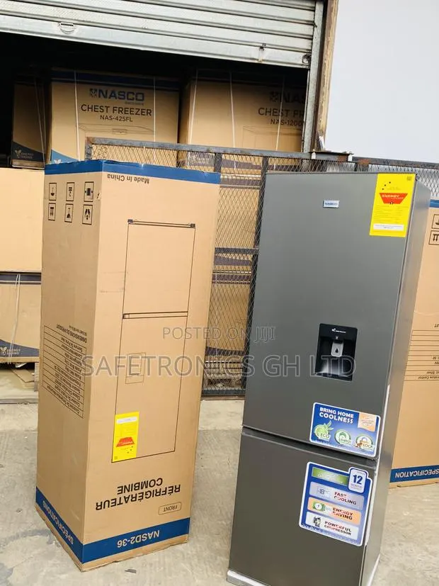 Authentic Nasco 260L Double Door Fridge – (Nasd2-36) · Photo 1