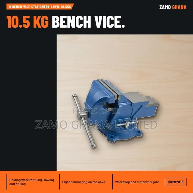 6 Bench Vice Stationery Anvil 10.5Kg - H · Photo 1