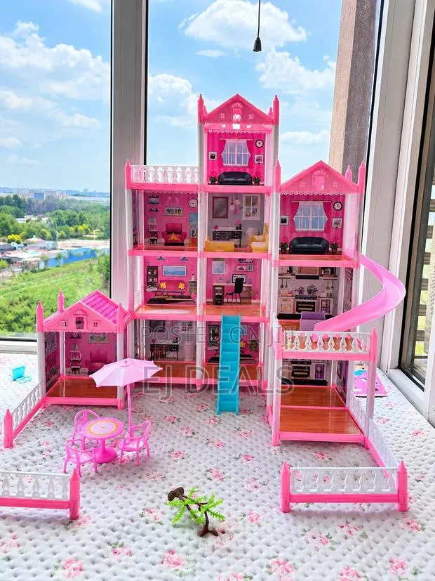 Doll House Girls Dreamy House 4 Story 12 Rooms · Photo 1