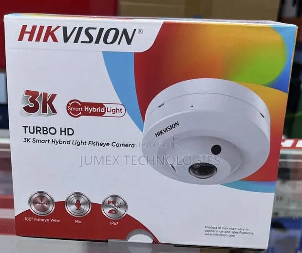HIKVISION 3K Smart Hybrid Light Fisheye Camera · Photo 1