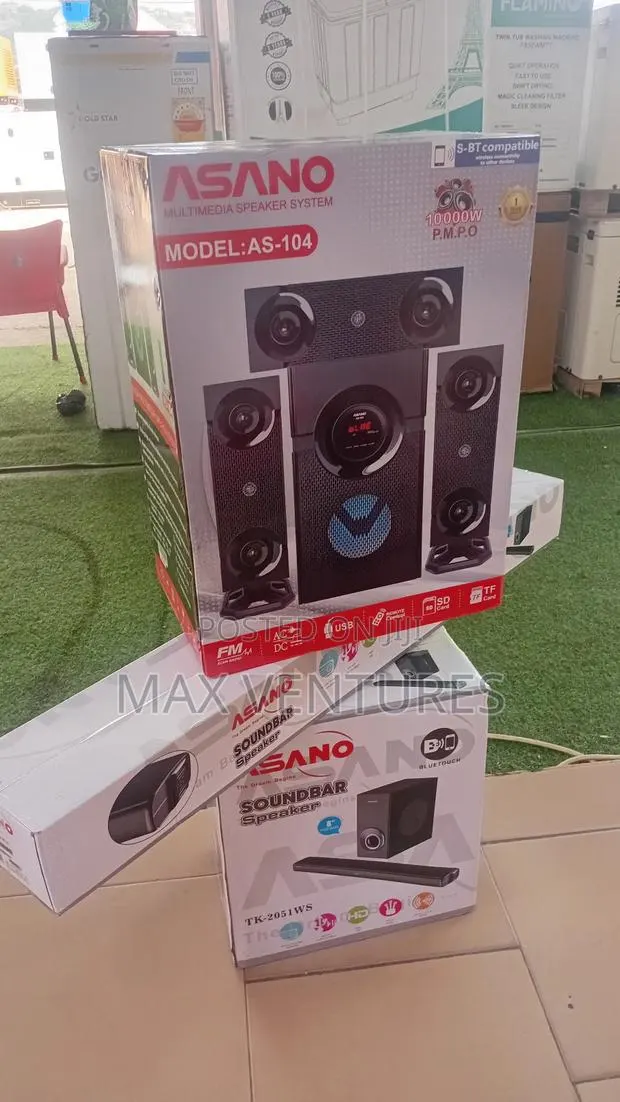 Asano as-104 Speaker System – Powerful Bass Audio · Photo 1