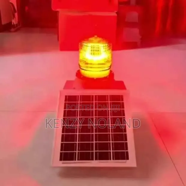 High Building Signal Warning Lamp Led Solar Powered · Photo 1