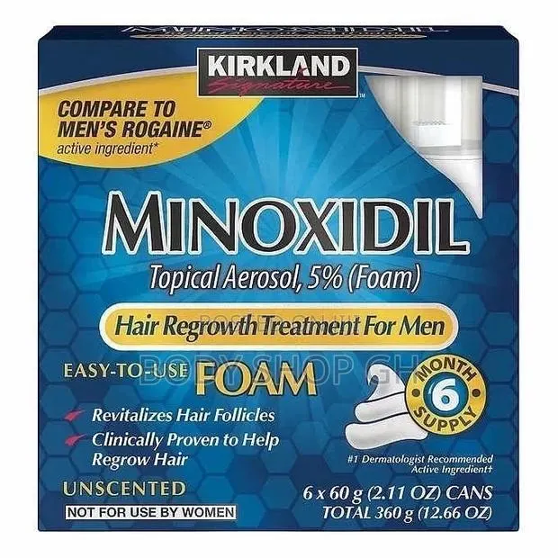 Kirkland Minoxidil Foam Version- Works Faster · Photo 1