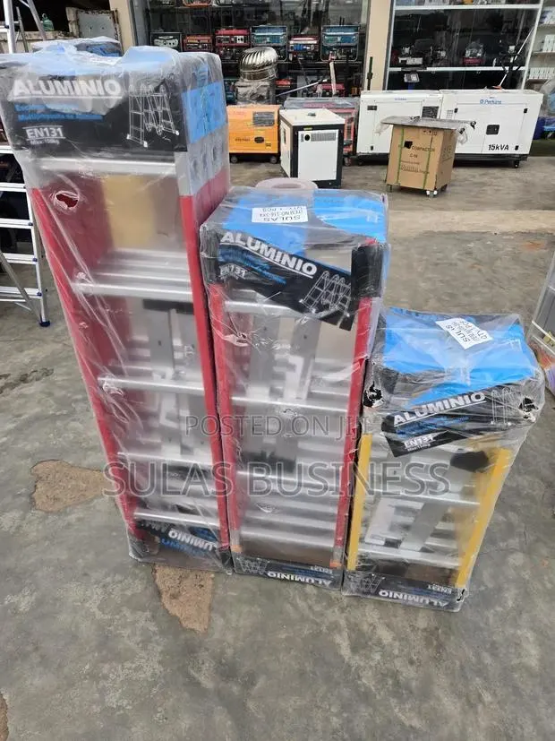 4×4 Fiberglass Ladders Red Color 16 Feet · Photo 1