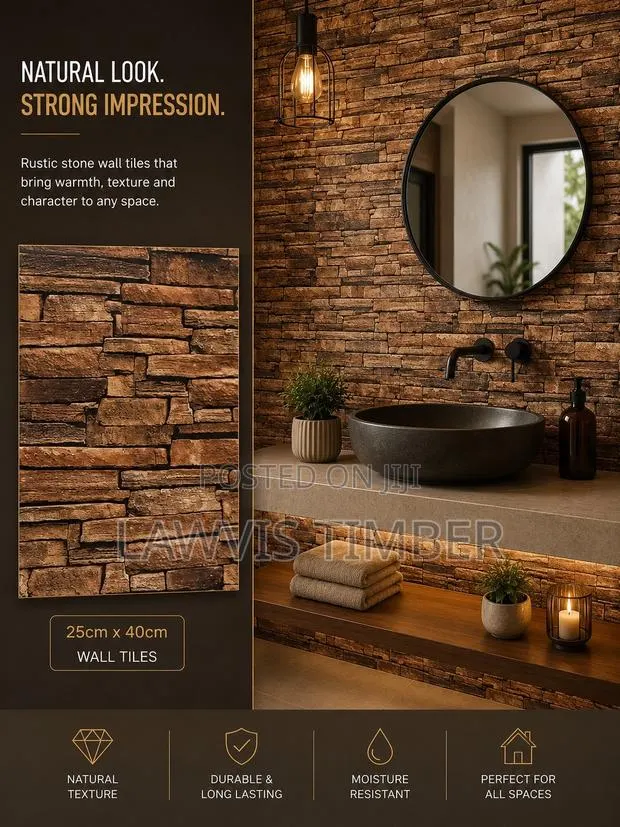 25x40cm Rustic Canyon Stone Effect Wall Tiles · Photo 1