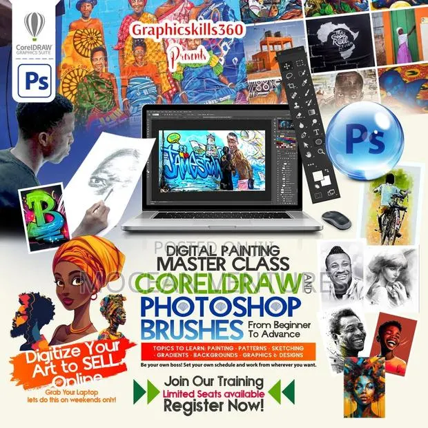 Digital Art Painting With Photoshop Brushes Training · Photo 1